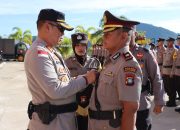 Upacara Penyerahan Jabatan Kasat Binmas Polres Anambas