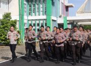 Kapolres Anambas Ajak Anggota Jaga Kebugaran dengan Lari Pagi
