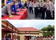 Polres Anambas Gelar Latihan Penggunaan Senpi Sesuai SOP