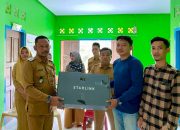 Dukung Pemerataan Sinyal, HPN 2025 Beri Starlink ke Desa Rewak