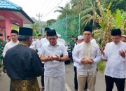 Masyarakat Anambas Sambut Gubernur Kepri dengan Adat Tepung Tawar