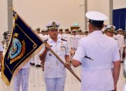 Letkol Laut Romi Sitorus Resmi Pimpin Lanal Tarempa