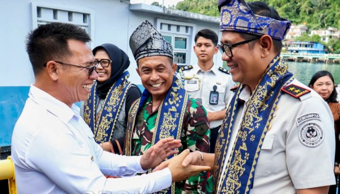 Bupati Aneng Sambut Kakanwil Imigrasi Kepri di Anambas
