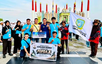 Raja Bayu Dukung Atlet Anambas di POPDA X