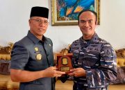 Bupati Aneng Perkuat Sinergi dengan Danlanudal Matak