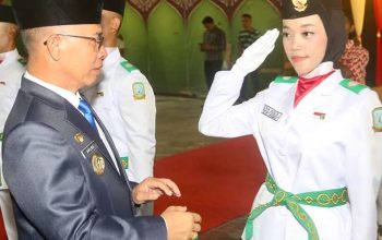 Aneng Tanamkan Nasionalisme kepada Paskibraka Anambas