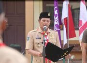 Raja Bayu Kukuhkan Tiga Unsur Pengurus Pramuka Anambas